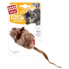 GiGwi 75377 Игрушка для кошек Мышка с электронным чипом 9см