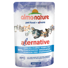 Almo Nature Alternative Паучи для кошек "Атлантический тунец"  91% мяса, 55г (P20402)