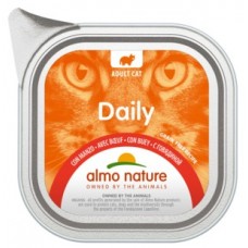 Almo Nature Dailymenu консервы для кошек паштет Меню с Говядиной 100г (P44589)