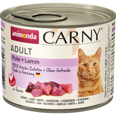 Animonda CARNY Adult Консервы для кошек с индейкой и ягненком 200г (P53054/83820)