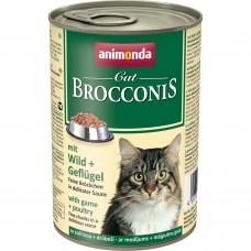 Animonda BROCCONIS Консервы для кошек с дичью и домашней птицей 400г (83378/P37716)