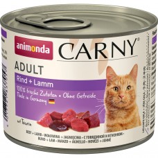 Animonda CARNY Adult Консервы для кошек с говядиной и ягненком