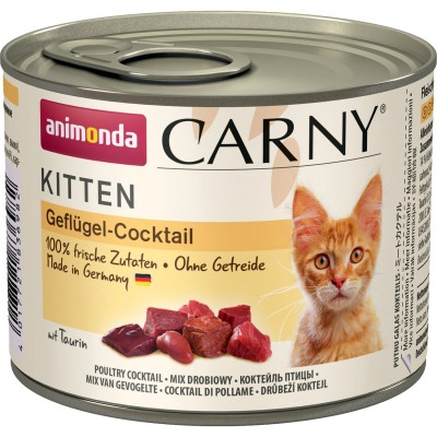 Animonda CARNY Kitten Консервы для котят коктейль из мяса птицы 200 гр. (83698)