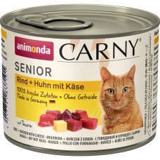 Animonda CARNY Senior Консервы для кошек старше 7 лет с говядиной, курицей и сыром 200 гр. (P25143/83711)