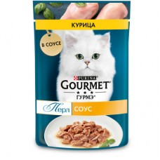 Gourmet Perl влажный корм Нежное филе в соусе для кошек, с курицей