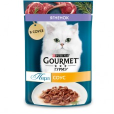 Gourmet Perl влажный корм Нежное филе в соусе для кошек, с ягненком
