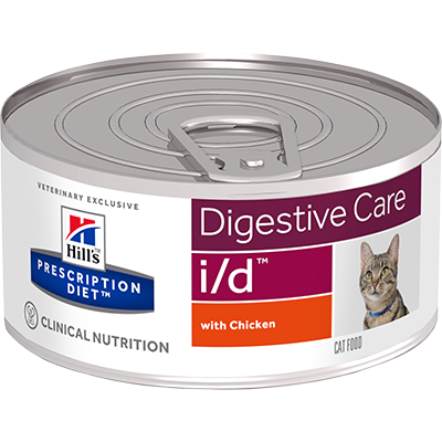 Hill's Prescription Diet I/D консервы для поддержания здоровья кошек с расстройствами пищеварения, 156г (11042)