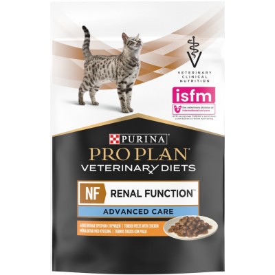 Purina Pro Plan Veterinary Diets  NF RENAL FUNCTION консервы для кошек при поздней стадии хронической почечной недостаточности, курица 85г