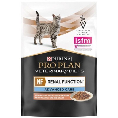 Purina Pro Plan Veterinary Diets  NF RENAL FUNCTION консервы для кошек при поздней стадии хронической почечной недостаточности, лосось 85г