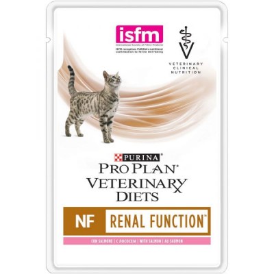 Purina Pro Plan Veterinary Diets  NF RENAL FUNCTION консервы для кошек при патологии почек, лосось 85г