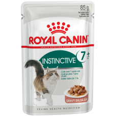 Royal Canine INSTINCTIVE+7 Влажный корм для кошек старше 7 лет (мелкие кусочки в соусе), 85г (P22363) 