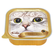 Зоогурман конcервы для кошек MurrKiss  Ягненок с печенью 100гр. (P24496)