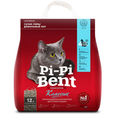 Pi-Pi-Bent Наполнитель для кошачьего туалета комкующийся "Классик"