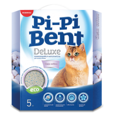 Pi-Pi-Bent DeLuxe Clean Cotton Наполнитель комкующийся 5кг (C81836)