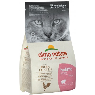 Almo Nature Holistic Kitten для котят с курицей и коричневым рисом