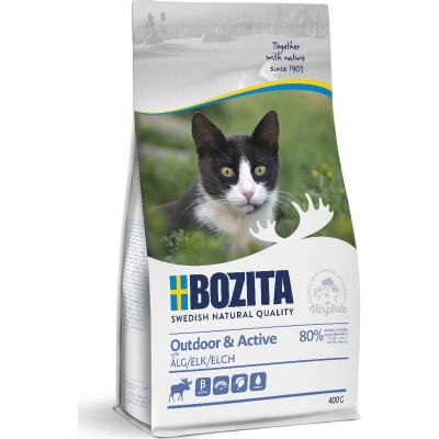 Bozita Outdoor & Active сухой корм для активных кошек с лосем