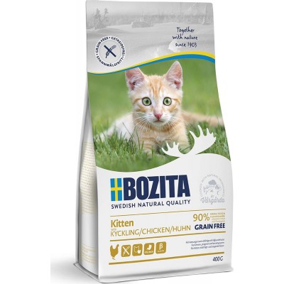Bozita GRAIN FREE Kitten сухой корм для для котят и молодых кошек, беременных и кормящих кошек с курицей