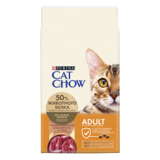 Cat Chow Adult with Duck  для взрослых кошек с уткой
