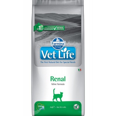 Farmina Vet life RENAL сухой корм для кошек при почечной недостаточности