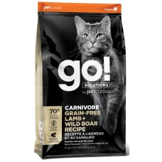 GO! CARNIVORE Беззерновой для Котят и Кошек с Ягненком и мясом Дикого Кабана 42/15 (GF Lamb + Wild Boar Recipe)