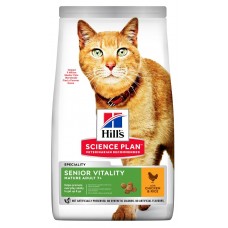 Hill’s Science Plan MATURE ADULT 7+ YOUTHFUL VITALITY корм для кошек для поддержания активности и жизненной энергии, с курицей