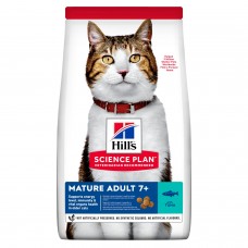 Hill’s Science Plan MATURE ADULT корм для кошек старше 7 лет с тунцом, 1.5кг (P38548)