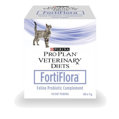Purina Pro Plan FORTIFLORA Кормовая добавка для повышения иммунитета у кошек в гранулах, 30 пакетиков по 1 г (P24060)