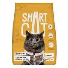 Smart Cat Сухой корм для взрослых кошек с курицей