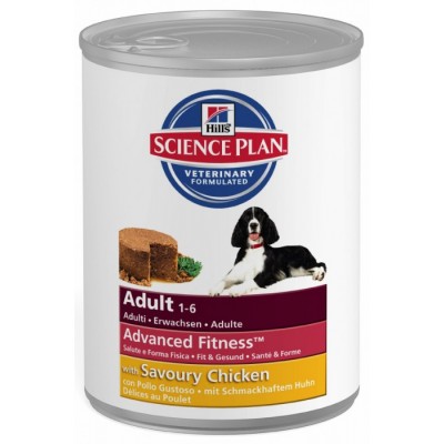 Hill’s Science Plan консервы для взрослых собак с курицей, 370г (C11047)