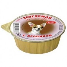 Зоогурман консервы для собак Мясное суфле с Кроликом 125гр. (22723)