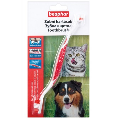 Beaphar Toothbrush Зубная щетка двойная для собак (13226)