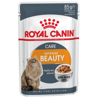 Royal Canin INTENSE BEAUTY Влажный корм для кошек с чувствительной кожей и проблемной шерстью, 85г