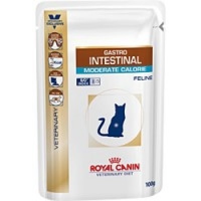 Royal Canin GASTRO INTESTINAL MODERATE CALORIE FELINE Влажный корм для кошек при нарушениях пищеварения, 100гр. (P23311)