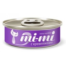 Mi-Mi консервы для кошек с креветками, 80 гр. (22692)