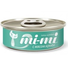 Mi-Mi консервы для кошек с мясом краба, 80 гр. (22294)