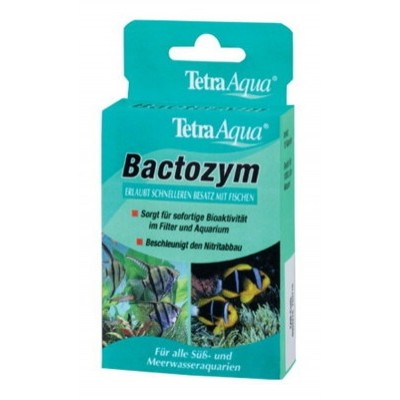 Tetra Aqua Bactozym для биоактивации фильтра и воды, 10 капсул (140257)