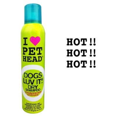 Pet Head Сухой шампунь для собак "Клубничный Лимонад" без смывания, без сульфатов и парабенов (DOGS LUV IT!!) (50443)