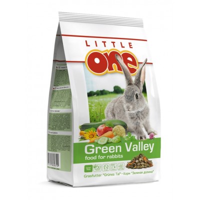 Little One корм из разнотравья для кроликов Зеленая долина 750г