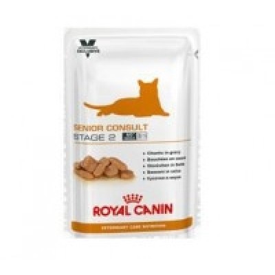 Royal Canin SENIOR CONSULT STAGE 2 Влажный корм для котов и кошек старше 7 лет, имеющих видимых признаков старения, 100г (P22658)