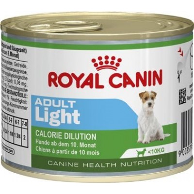 Royal Canin LIGHT ADULT для собак 10мес-8лет, низкокалорийный, 195гр. (P12988)