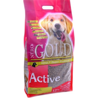 NERO GOLD super premium Для Активных собак: Курица и рис (Adult Active), 12кг (p10210)