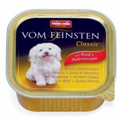 Animonda Vom Feinsten Classic Консервы для собак с Домашней птицей и Телятиной 150г (P48955)