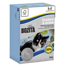 Bozita Funktion Outdoor& Active Кусочки в желе для активных кошек с лосем, 190гр. (P22391)
