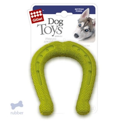 ГиГви Игрушка для собак Подкова резиновая (75045)