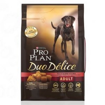 Pro Plan DUO DELICE MEDIUM & LARGE корм для взрослых собак с лососем и рисом