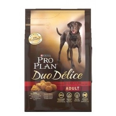 Pro Plan DUO DELICE MEDIUM & LARGE корм для взрослых собак с говядиной и рисом