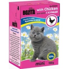 Bozita Кусочки в желе для котят с курицей, 190 гр. (P22390)
