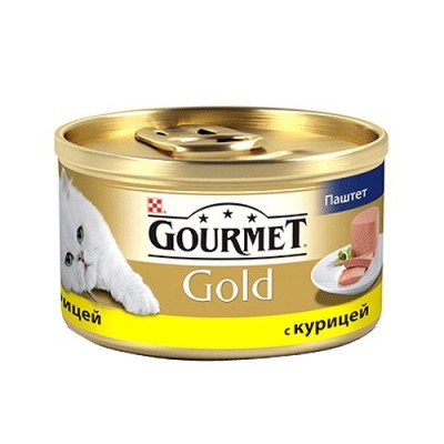 Gourmet Gold для кошек паштет с курицей, 85г (25400)