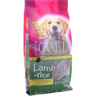 NERO GOLD super premium Для Взрослых собак c ягненком и рисом (Adult Lamb&Rice 23/10)