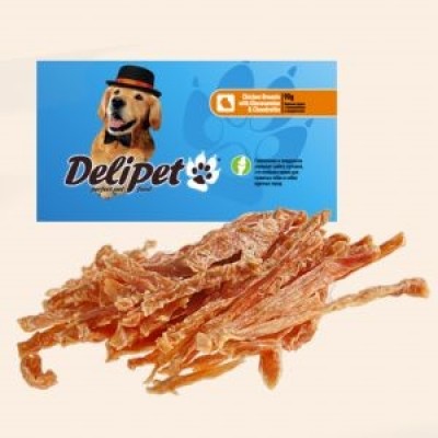 DeliPet для собак куриные грудки с глюкозамином и хондроитином, 100 гр. (2471)